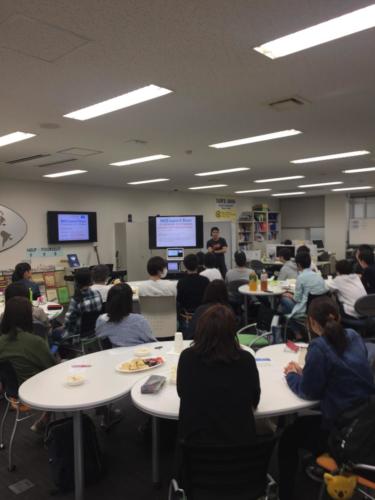 Kaishu talks to students about English changed his life.